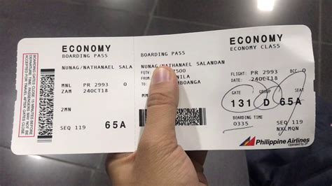 flight ticket manila